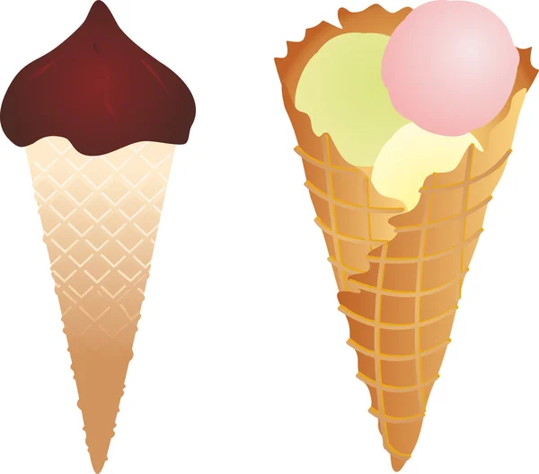 Вектор мороженого — стоковый вектор