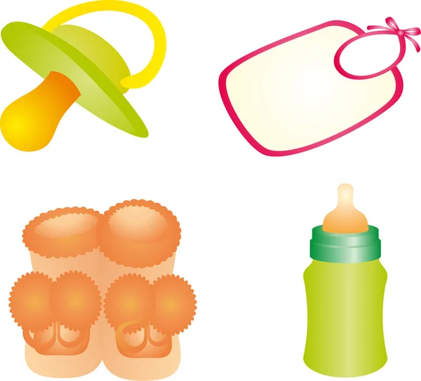 stock vector Baby accessory vector