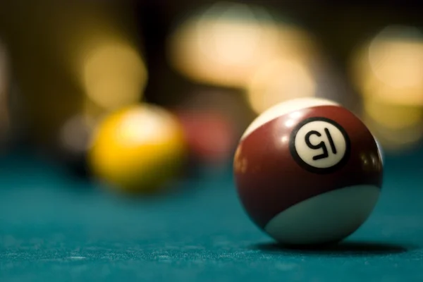 Brown billiard ball — Stock Photo, Image