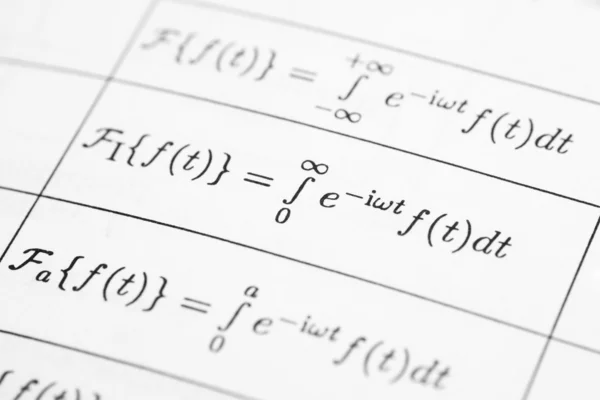 Equações — Fotografia de Stock
