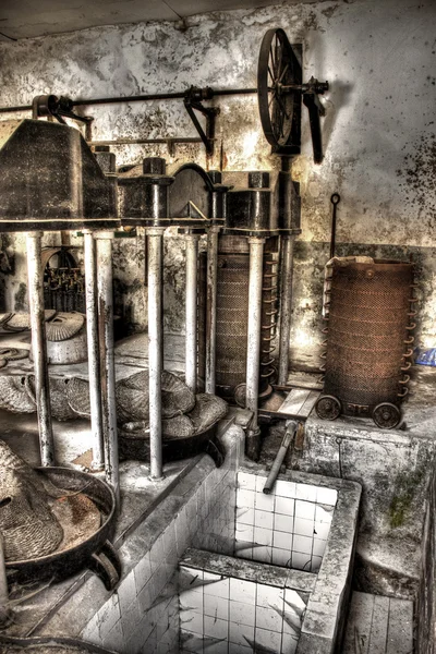 Terk edilmiş Deri Fabrikası — Stok fotoğraf