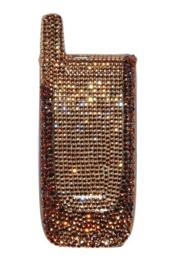 cep telefonu kristallerle kaplı