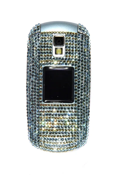 Stock image Mobile phone encrusted with crystals