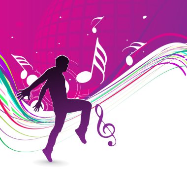 Music theme clipart