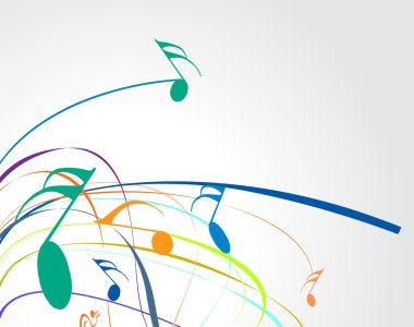 Music theme clipart