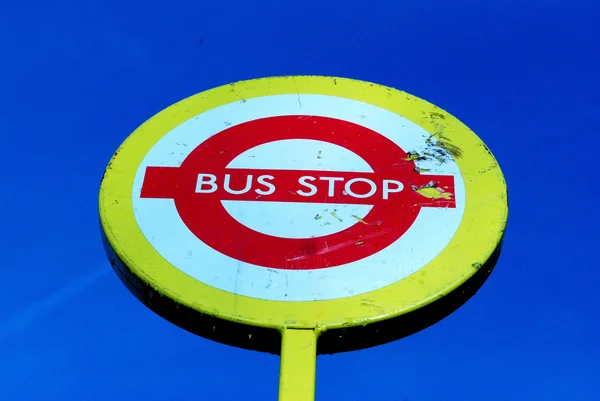 Busshållplats — Stockfoto