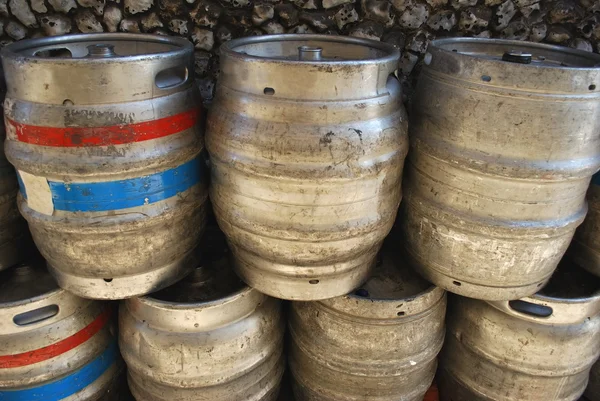 stock image Beer barrels