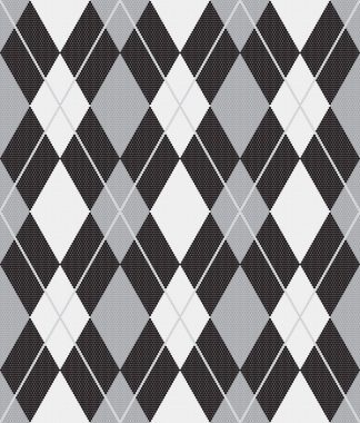 Seamless argyle pattern (vector) clipart