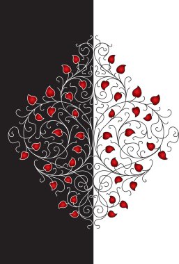 Elegant floral ornament (vector) clipart