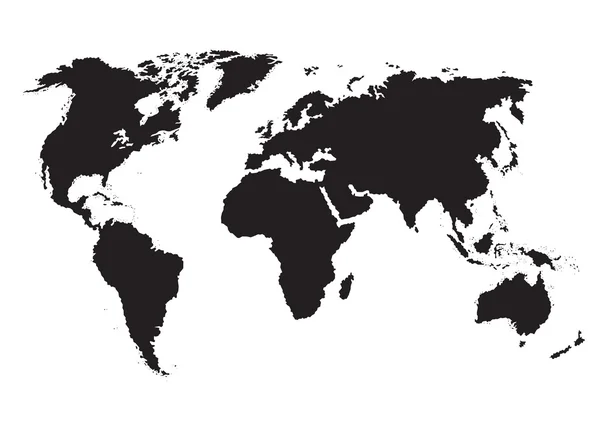 Mappa del mondo (vettore ) — Vettoriale Stock