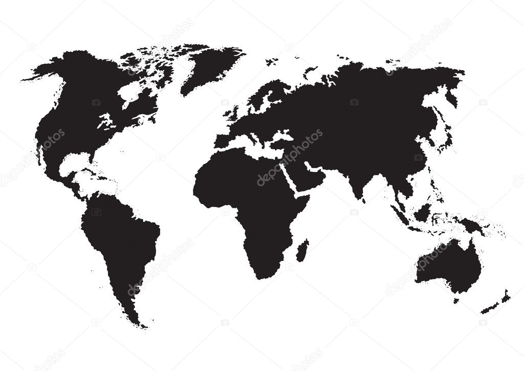 World map (vector)