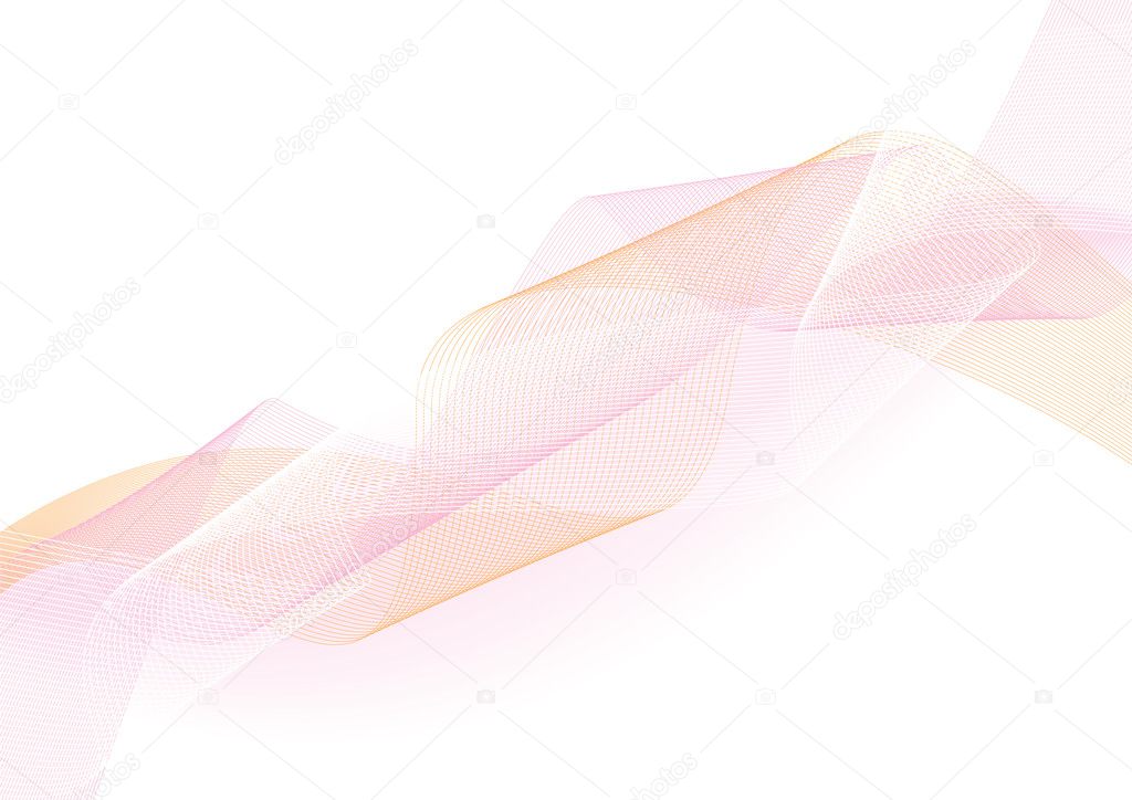 Abstract wavy background (vector)