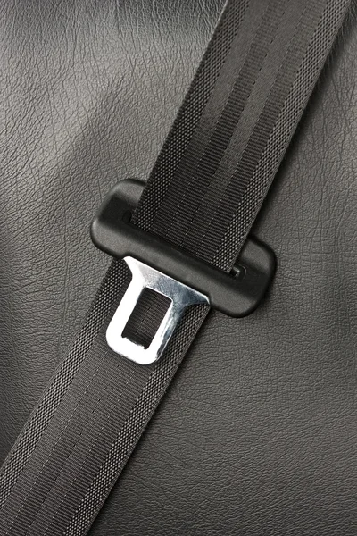 Cintura di sicurezza nera — Foto Stock