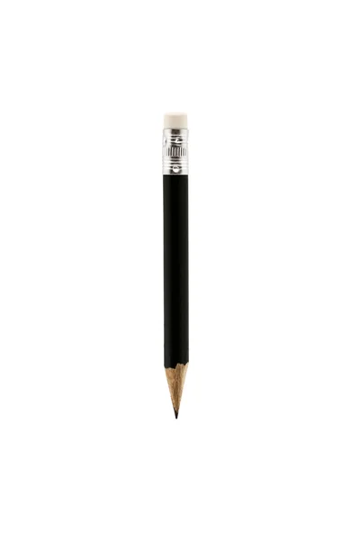Ołówek krótki na białym tle na biały deseń — Zdjęcie stockowe