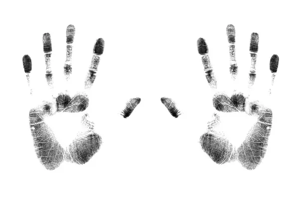 Odcisk dłoni — Zdjęcie stockowe
