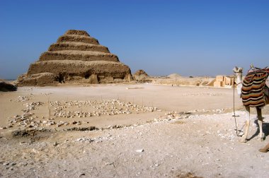 Ancient step pyramid of Djoser (Zoser) clipart
