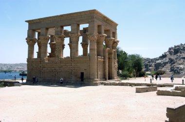 Ptolemy temple on the island of Philae clipart