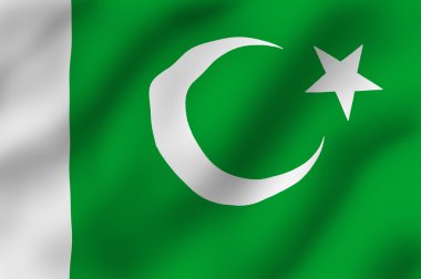 Flag of Pakistan clipart