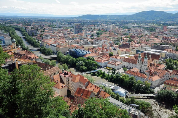 Graz panorama — Zdjęcie stockowe