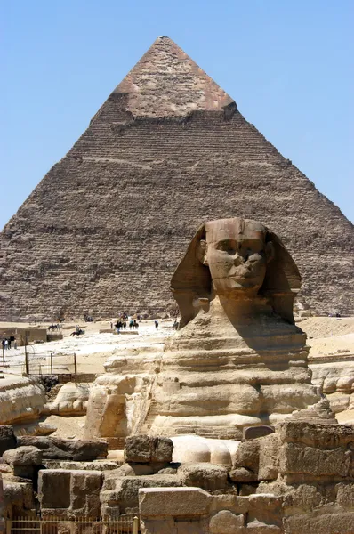 Groot sphinx in Caïro — Stockfoto