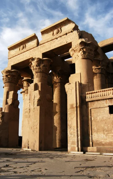 Храм фараон Собек в Kom Ombo — стокове фото