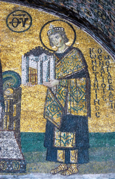 Mosaic of Emperor Constantine