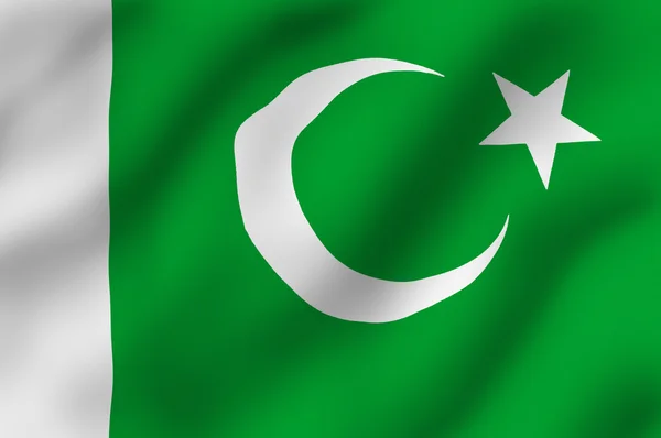 Σημαία του Πακιστάν — Φωτογραφία Αρχείου