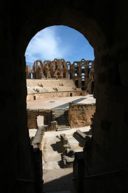 El Jem in Tunisia clipart