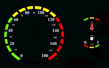 Speedometer clipart