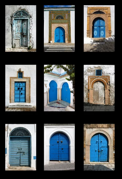 Tunisian doors — Stock Photo, Image