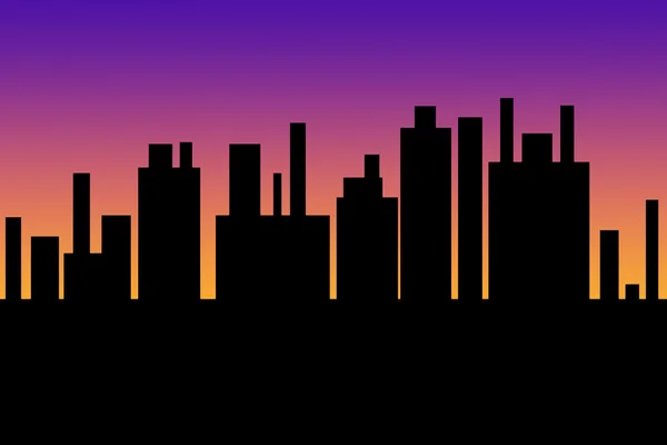 Abstract cityscape illustration — Stock Photo, Image