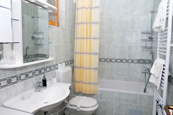 현대식 욕실 내부 스톡 사진