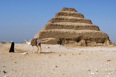 Ancient step pyramid of Djoser (Zoser) clipart