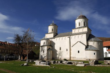 Serbian orthodox monastery Mileseva clipart