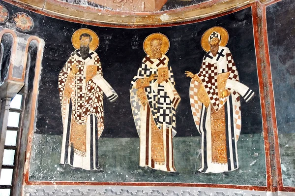 Freski w kościele hora — Zdjęcie stockowe