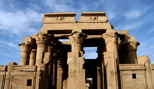 Firavun sobek içinde kom ombo Tapınağı — Stockfoto