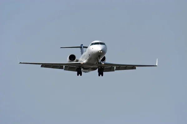 Regionális utasszállító repülőgép — Stock Fotó