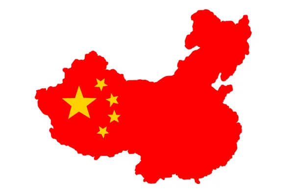 Bendera Cina — Stok Foto