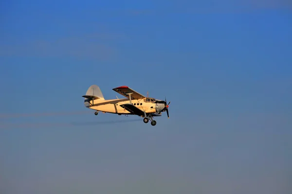 スプレー飛行機 — ストック写真