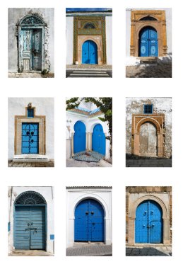 Tunisian doors clipart