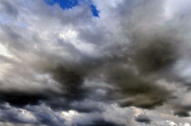 Thunderstorm clouds clipart