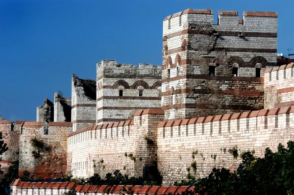 Umgebende Mauer, Konstantinopel — Stockfoto