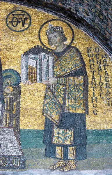 Mosaïque de l'empereur Constantin — Photo