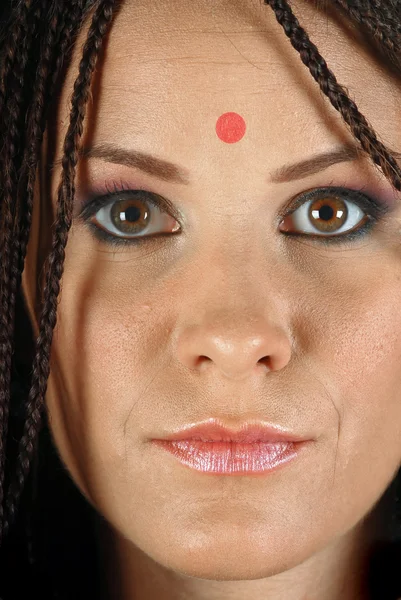Młoda atrakcyjna kobieta hinduskie — Zdjęcie stockowe