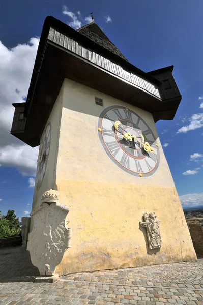 Oude klokkentoren in graz — Stockfoto