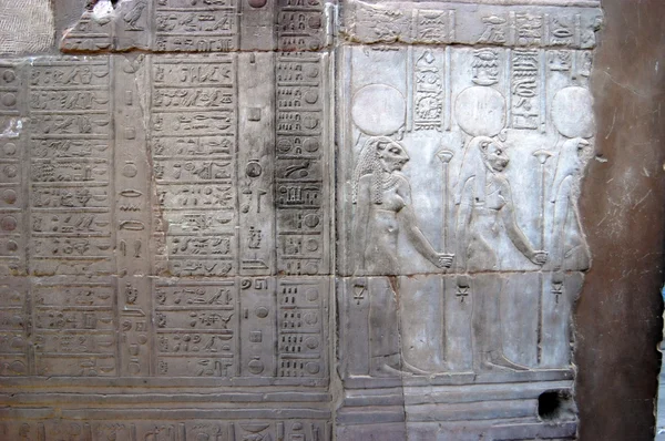 Alte medizinische Zeichen Hieroglyphen — Stockfoto