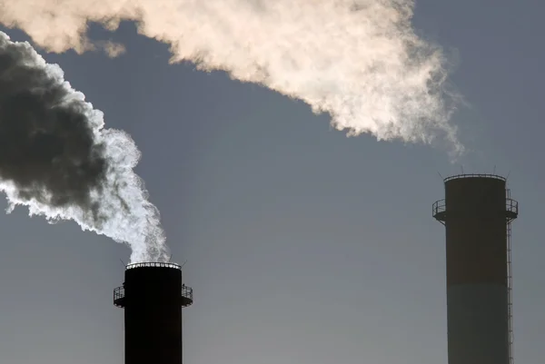 Nuvens de CO2 tóxicas perigosas — Fotografia de Stock