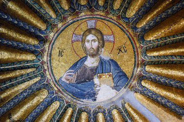 Mosaic of Jesus Christ clipart