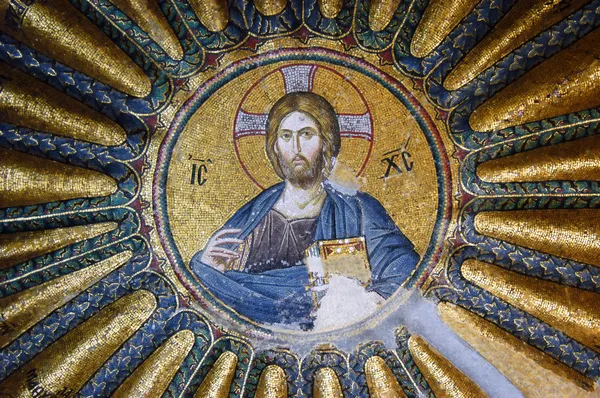 耶稣基督的马赛克 — 图库照片