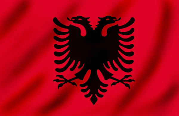 Koszovó zászlaja코소보의 국기 — Stock Fotó